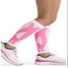 Infinity Leg Calf Compression Sleeve Socks 10-15 mmHg With Moisture Wicking Technology for Men or Women (Unisex) - ELECTRIC, Plus, White/Shocking Pink view 3