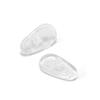 50 Pairs of Frame Universal Nose Pads, Suitable for Sunglasses, Sliding Small, Transparent White (12.8mm) view 1