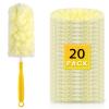 360 Duster Refills Kit, 20 Count Heavy Duty Disposable Microfiber Dusters (Yellow) view 1