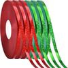 6 Rolls Red and Green Ribbon,Colorful Curling Ribbon for Wrapping,Bows,Crafting 02 Red,Green 3/16 Inch view 1