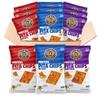 PRETZELIZED Snacks Pretzel Pita Chips Variety Pack (Pack of 12) 4 Sea Salt, 4 Everything, 4 Buffalo MultiPack view 1