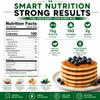 Nutmeg State Nutrition - Protein Pancakes and Waffle Mix, Low Carb, 15g Protein, 100 Calories, 2g Sugar, 7 Servings Per Box (1 Box, Blueberry) view 2
