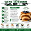 Nutmeg State Nutrition - Protein Pancakes and Waffle Mix, Low Carb, 15g Protein, 100 Calories, 2g Sugar, 7 Servings Per Box (1 Box, Blueberry) view 3