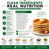 Nutmeg State Nutrition - Protein Pancakes and Waffle Mix, Low Carb, 15g Protein, 90 Calories, 2g Sugar, 7 Servings Per Box (1 Box, Natural) view 3