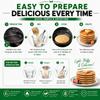 Nutmeg State Nutrition - Protein Pancakes and Waffle Mix, Low Carb, 15g Protein, 90 Calories, 2g Sugar, 7 Servings Per Box (1 Box, Natural) view 4