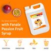 Fanale Premium Flavoring Concentrated Syrup for Bubble Tea 5.5 lb | Passion Fruit Flavor Syrup | for Boba Tea, Smoothies, Slushes, Desserts | 5.5 lb | SRP503 view 4