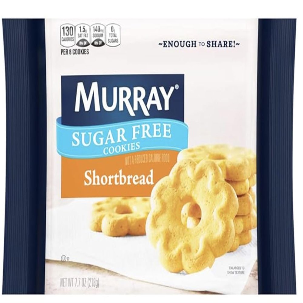 Murrays Sugar Free Shortbread Cookies, 7.7 Oz. w/JS REDHOK DEALZ Sticker