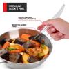 12 Count 10-Inch Disposable Clear Plastic Serving Spoons for Catering, Weddings, Holiday Parties, and Buffets - Large Utensils by Stock Your Home view 3