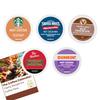 30-Count-5 Flavor Hot Chocolate K-Cups Variety Pack: Swiss Miss & Victor Allen, Tim Hortons Milk Chocolate Pods, Starbuck& Dunkin Hot Cocoa K Cups, for Keurig Machines Includes Recipe eBook view 1