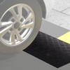OUKEJNM 1.6" 3" 5" Rise Threshold Ramp, Wheelchair Ramp for Home Steps, Driveway Curb Ramps, Rubber Entry Ramp, 1.2"-4" 550Lbs/ 4.3"-7.5" 2204Lbs Load Capacity(Black,1.6" Rise/4cm) view 1