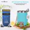 Tea Gift Set for Women  Get Well Basket with Cozy Socks, 18 Full Leaf Sachets, Honey, Tumbler & Sending Hugs Card (Earl Grey) view 3