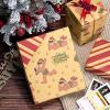 EWES Kraft Christmas Wrapping Paper Brown Set Funny Rolls vintage Santa Claus For Kids Cute Cartoon Thick Gift Wrap Sheets Unique Retro Heavy Duty Reversible Fun Total 28.5sq.ft view 3