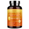ZEBORA Vitamin D3 K2 with Zinc and Selenium - 5000 IU of Vitamin D3, 100 Mcg MK7 Vitamin K2 for Maximum Absorption, Supports Bones, Teeth & Immune Healt, 120 Capsules view 1