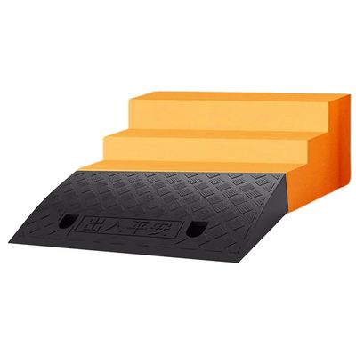 OUKEJNM Door Threshold Ramp, Non-Slip Wheelchair Ramp, 3" 3.5" 4" 5" Rise Ramp for Scooters, Power Chairs, Doorways, Home Steps, Curb, Entry, Driveway(Black,5in/13cm)