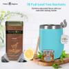 Tea Gift Set for Women  Get Well Basket with Cozy Socks, 18 Full Leaf Sachets, Honey, Tumbler & Sending Hugs Card (Chai) view 3