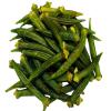 Dried Okra Chips | Sea Salted | Natural | Delicious Healthy Snack | No Color Added - No Sugar Added | Crispy Veggie Chips (1 Pound, Okra) view 1