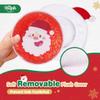 Christmas Kids Ice Packs 4 Pack with Santa Hat Covers, Reusable Festive Gel Packs for Kids Stocking Stuffers, Holiday Boo Boo Relief Gifts for Toddlers Boys & Girls, Small Hot Cold Compress view 4