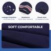 Carer Washable Men's Incontinence Underwear Reusable Leak Proof Boxer Briefs with Front Absorbency Area Waterproof for Light Bladder Leakage Protection Cotton 2 Pack (Blue/Gray, X-Large) view 4