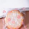 100 Pcs Cookie Packaging Bags, Cherry Blossom PrintingSliced Bread, Donut Packaging, Transparent Self-sealing Cellophane, OPP Packaging, Gift Packaging Bags (4.77.1 inches) view 4
