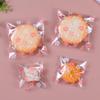 100 Pcs Cookie Packaging Bags, Cherry Blossom PrintingSliced Bread, Donut Packaging, Transparent Self-sealing Cellophane, OPP Packaging, Gift Packaging Bags (2.82.8 inches) view 3
