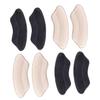 Anneome 4pairs Wear Sponge Heel Cushions for High Heels Comfortable Rear Foot Pads to Prevent Blisters and Slipping for Slightly Shoes Black view 1