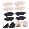 Anneome 4pairs Wear Sponge Heel Cushions for High Heels Comfortable Rear Foot Pads to Prevent Blisters and Slipping for Slightly Shoes Black view 2