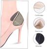 Anneome 4pairs Wear Sponge Heel Cushions for High Heels Comfortable Rear Foot Pads to Prevent Blisters and Slipping for Slightly Shoes Black view 3