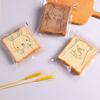 100 Pcs Cookie Packaging Bags, Animal PrintingSliced Bread, Donut Packaging Bags, Transparent Self-sealing Cellophane, OPP Packaging, Gift Pack (5.97.1 inches 3 kinds of cat faces) view 4