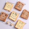 100 Pcs Cookie Packaging Bags, Animal PrintingSliced Bread, Donut Packaging, Transparent Self-sealing Cellophane, OPP Packaging Bags, Gift Pack (5.97.1 inches 3 kinds of small animals) view 4