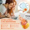 2 Pack Lutein and Zeaxanthin Supplements Gummies (25mg) Vitamins A, C, E, Bilberry, Astaxanthin - Coconut Oil for Better Absorption - for Adults & Teens Vision, Eye, Brain, Skin - Vegan, Sugar Free view 3