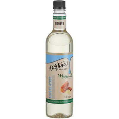 Gourmet All-Natural Almond Flavoring Syrup 750 mL WS-711SYP4NTALM-NF