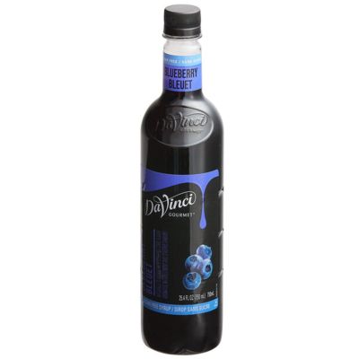Gourmet Sugar Free Blueberry Flavoring/Fruit Syrup 750 mL WS-711SYPSF4BLU-NF