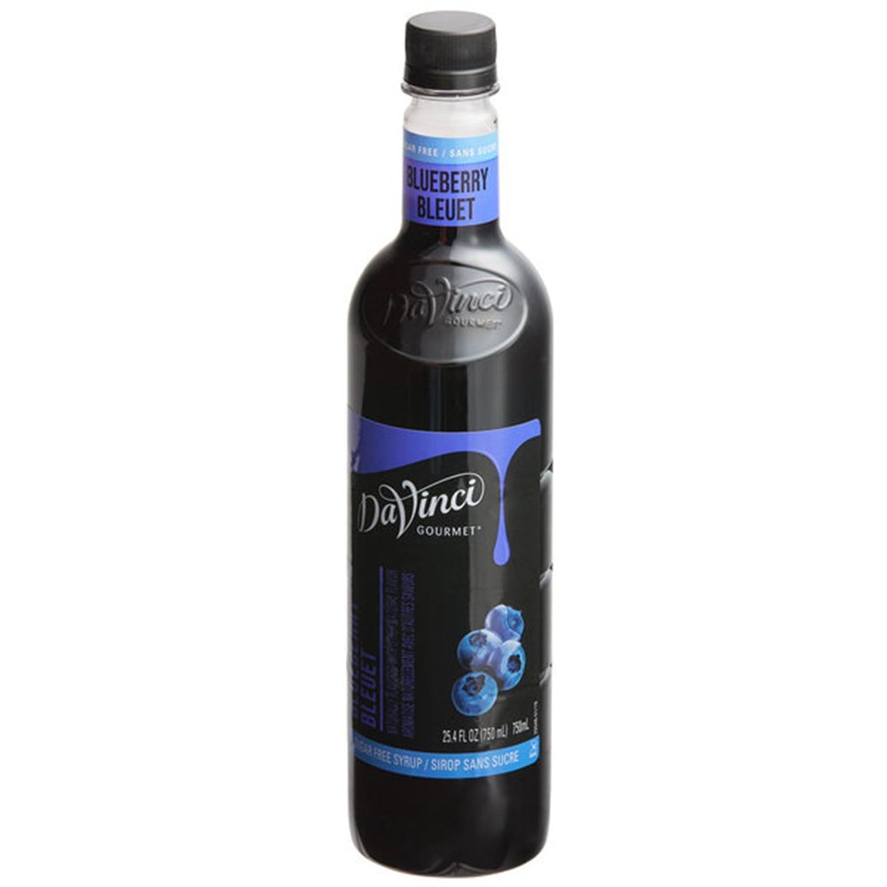 Gourmet Sugar Free Blueberry Flavoring/Fruit Syrup 750 mL WS-711SYPSF4BLU-NF