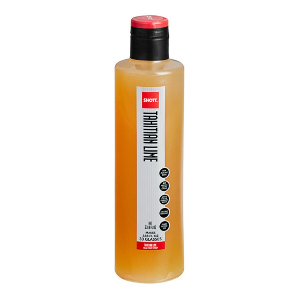 FixtureDisplays Tahitian Lime Real Fruit Flavoring Syrup 1 Liter WS-711SYPALIM1L-NF