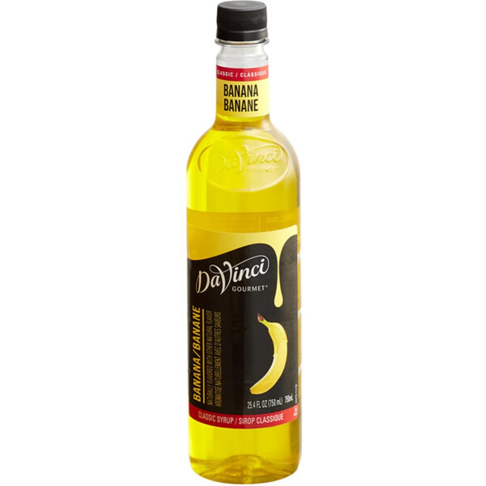 Gourmet Classic Banana Flavoring/Fruit Syrup 750 mL WS-711SYP4BANA-NF