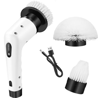 Electric Spin Scrubber, Electric Cleaning Brush, Bathroom Scrubber Electric 3 Adjustable Speeds, Power Scrubber with 3 Replaceable Brush Heads, Cordless Spin Scrubber for Shower, Tile, Floor