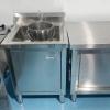 Freestanding Commercial Sink, Cabinet Stainless Steel Sink, Utility Handwashing Station, Capacity Storage Outdoor Sink for Outdoor Restaurant Laundry Room view 2