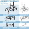 [2025 Upgrade] 2 Step Stool with Handle for Elderly with Sensor Night Light,Medical Heavy Duty Step Stool with Adjustable Handrail, Bedside Steps for People with Mobility Impairments,350lbs view 3