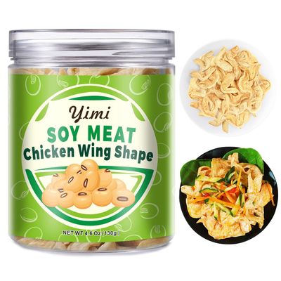TVP Soy Curls, Textured Vegetable Protein, Vegan Chicken Chunks, Meat Substitute, Plant Based, Unflavored, Just Like Chicken Wing, Ideal for Gift, 4.6 oz