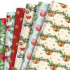 Anor Wishlife Christmas Wrapping Paper,Xmas Wrapping Paper Roll,Holiday Wrapping Paper,20 * 27inch Christmas Party Decorations for Office,Home,Classroom(12pcs) view 1