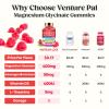 60 Day Supply Magnesium Glycinate 400mg Gummies with Ashwagandha, L-Theanine, CoQ10, Vitamin D3 & B6, Sugar Free Magnesium Gummies for Adults & Kids, Stress Relief, Sleep & Calm, Vegan, Gluten Free view 2