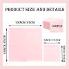 100 Pieces 2-ply Light Pink Napkin Disposable Cocktail Napkins Beverage Napkins Dessert Napkins Paper Napkins for Dinner Wedding Birthday Party Bridal Anniversary Reception Event (Pink) view 2