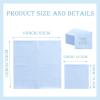 100 Pieces 2-ply Light Blue Napkin Disposable Cocktail Napkins Beverage Napkins Dessert Napkins Paper Napkins for Dinner, Wedding,Birthday, Party, Bridal Anniversary Reception Event (Blue) view 2