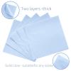 100 Pieces 2-ply Light Blue Napkin Disposable Cocktail Napkins Beverage Napkins Dessert Napkins Paper Napkins for Dinner, Wedding,Birthday, Party, Bridal Anniversary Reception Event (Blue) view 3