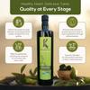 Kasandrinos Organic Olive Oil Extra Virgin, Polyphenol Rich Greek Olive Oil, 100% Organic First Cold Pressed, Mild + Delicate Flavor, Verified by Non GMO, 1 L / 33.8 oz view 4