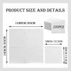 100 Pieces 2-ply White Cocktail Napkin Paper 5x5 Inches Dessert Napkins, Wedding Cocktail Napkins for Dinner Wedding Birthday Party Bridal Anniversary Reception Event (White) view 2