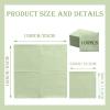 100 Pieces 2-ply Sage Green Napkins Disposable Cocktail Napkins Folded 5 x 5 Inches Disposable Paper Napkins for Dinner Wedding Birthday Party Bridal Anniversary Reception Event (Sage Green) view 2