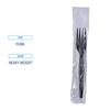 Boardwalk Heavyweight Wrapped Polystyrene Cutlery, Fork, Black, 1,000/Carton view 4