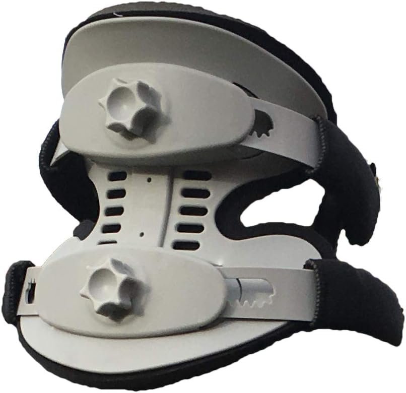 Alpha Medical Adjustable Cervical Collar Immobilizer Cervical Orthosis Neck Pain Spine Pressure Traction Device Neck Support Vertebrae Stabilizer LO180