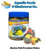 Aquatic Foods Inc. Premium Marine Fish Flakes with Algae, Seaweed and Nori for Clown Fish, Tangs, Butterflies, Angel Fish, 4-Type Wafer Mix & 12-Type Pellet Mix Included 1.30oz Canister view 2